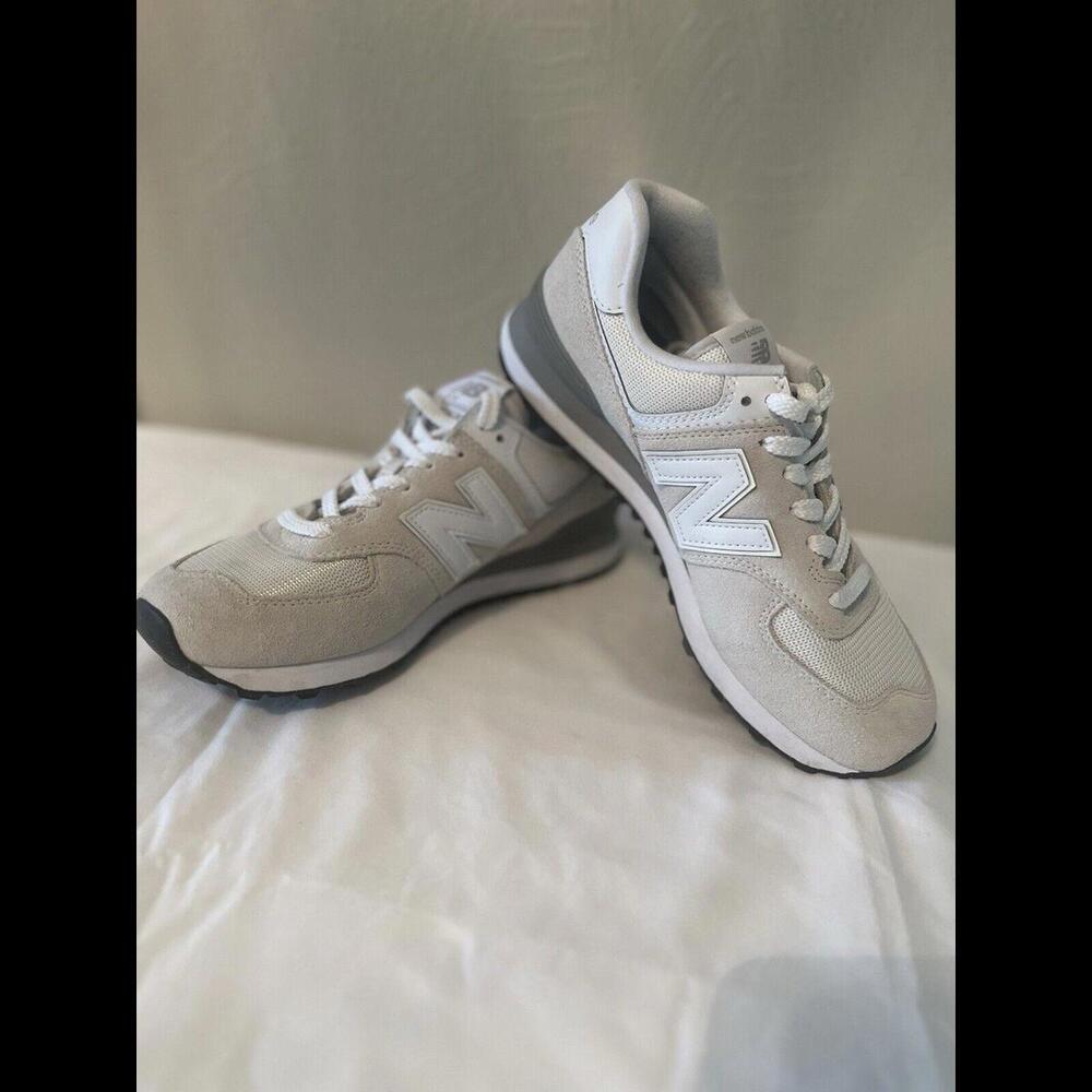 HOT SALE New Balance 574 Core Nimbus Cloud/White Shoes For Women's Lifestyle